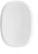 Alessi Itsumo NF07/22 25 - Fuente Ovalada de Diseño, Uso Diario, Estética Minimalista, en Porcelana Blanca