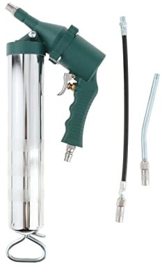 SRKATI Fettpressenfittings 500cc pneumatische Fettpresse 1/4quot; NPT 14-Unzen-Fettkartuschen-Schmierwerkzeug fettpresse