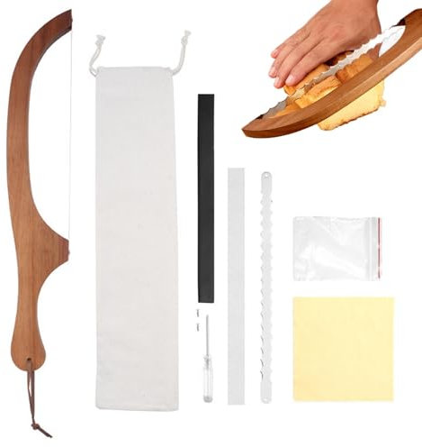 Scie à, scie à archet à - Scie à sandwich en bois,Scie à Toast pour Sandwich en acier inoxydable, outil de notation de pâte dentelée amovible pour le, la pâtisserie et le gâteau