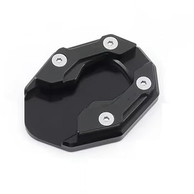 Motorradständer Pad Ständerfußvergrößerer Für Yamaha Für MT-15/M-Slaz (2015-2020) Und Für MT/FZ-15 (2021-2022), Seitenständer-Verlängerungspolsterunterstützung Motorradständer(Black)