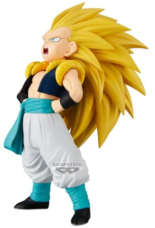 Banpresto Figura de Accion Gotenks Super Saiyan 3 Dragon Ball Z, Solid Edge Works 16cm, BP29636P Multicolor, Figura Coleccionable, Optimo para los fanaticos del Anime