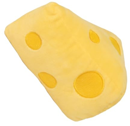 Abaodam Jouet à Mâcher Peluche pour Chat à Herbe à Chat Forme de Fromage Jouet à Ronger Les Dents