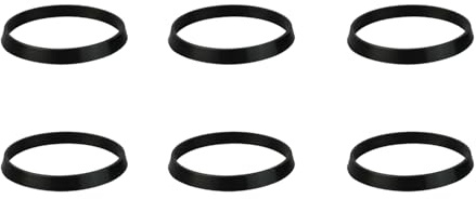 Casoter Lot de 6 joints d'étanchéité en silicone pour tuyau de vidange de cuisine, évier, siphon anti-odeurs de 3,8 cm