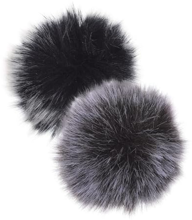 BESPORTBLE 2stücke Mikrofon-windschutz Fellmikrofon-überzug für Lavalier-mikrofone Popfilter für Mini-clip-mikrofone Mikrofon-schutzhülle Windgeräuschreduzierung und Schutzhülle