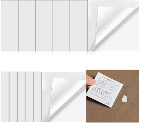 Rehoetom Pool-Patch-Reparatur-Set für Luftzelt, Baldachin, aufblasbare Schwimmer, Schläuche – 10/20/30 Stück, transparente Flicken, hitzebeständig und starke Haftung (20 Stück)