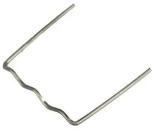 Soldadores Máquina de soldadura con grapadora caliente para reparación de parachoques de coche, clavos ondulados precortados, pernos soldados, 100-600 unidades 3 en 1 Soldadura Plástico(Type B 100pcs)
