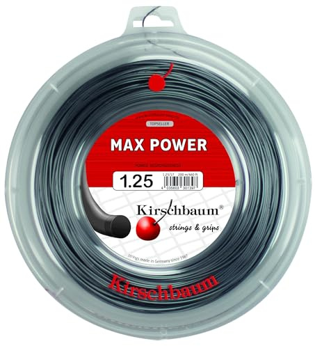 Kirschbaum Max Power String Reel-Black, 1.3 mm