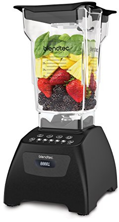 Blendtec Mixer Classic 575 – Kraftvoll & Vielseitig, 1580 Watt Motor, 4 Programme, 5 Geschwindigkeiten, Puls-Funktion, FourSide Behälter