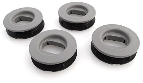 kh Teile 3D0864200AU71 Fußmatten Halter Drehknebel Befestigung grau oval 4-teilig