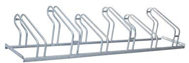Reihenparker Fahrradständer TOP 6-Stellplätze, 1-seitig, verschweißt Abmessungen: L2100 x B550 x H415 mm