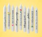 Kerzen Tattoofolie - Frühling bitte Sprüche zum Verschenken - für Kerzen/Keramik DIN A4