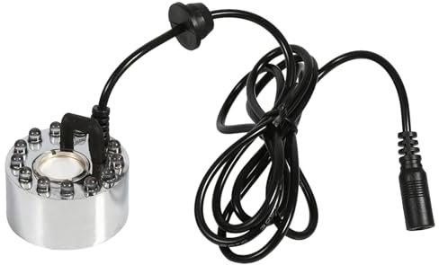 Ultraschall-Nebelmaschine, 24V, 12 LED-Farben, Wasserfontäne für Teich und Zuhause, Luftbefeuchter