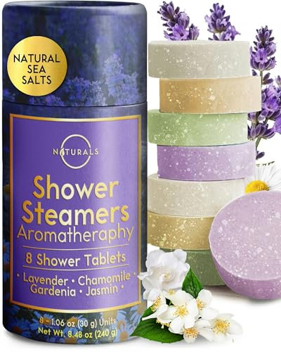 8-Pcs Shower Steamers Aromatherapy - Birthday Gifts for Women - Mothers Day Gifts for Mom, Eucalyptus Shower Steamer for Women - Shower Bombs - Spa Gifts - Self Care Relaxation Gifts for Women and Men