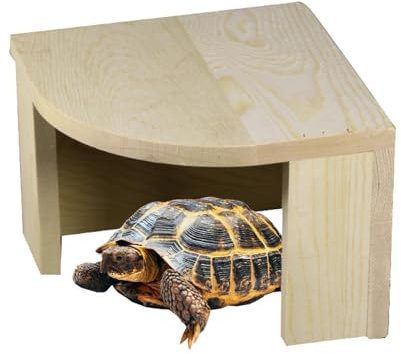 Goowafur Reptilien-Verstecke, Aquariumhöhle Reptilienverstecke Höhle Schildkrötenhaus,Fischzuchthöhle aus, Aquariumdekoration, Lebensraumdekoration, Tankornamente für Amphibien, Reptilien