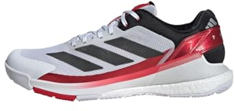 Adidas Hombre Crazyquick Boost Padel Shoes, Cloud White/Core Black/Lucid Red, 40 EU