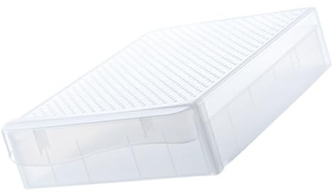 Caja para Huevos de Doble Capa, Pp, Gran Capacidad, Color Blanco | Organizador para Huevos, Fácil de Limpiar, para Nevera y Tienda de Huevos