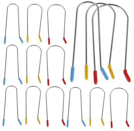 OFFIGAM Elektrische Lockenwickler Ersatzclips 24 Stück 1,9-3,2cm Heißwalzen Sicherungsclips Für Lockenwickler Haarrollen Befestigungsklammern Ersatz Für Heißwickler Reise Zubehör