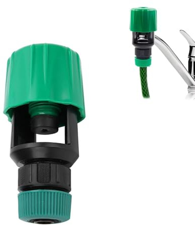 Kitchen Tap Hose Connector Accessories Garden Hose-Adapter Outdoor Indoor Sink Bath Mixer Tap Hose Pipe Connector Mixer Hose Part (Green)