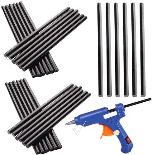 Schwarze Heißklebesticks, schwarze Heißklebesticks, Klebestreifen, hohe Viskosität, Dellenreparaturwerkzeug, Dellenabzieher für Autos für Fahrzeuge, Artigi