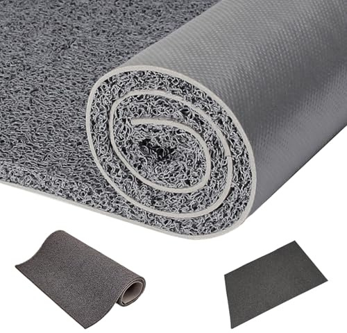 ROFBIHG Multiusos Alfombra Anti Ruido, Colchón Anti-Goteo para Tejado, Alfombra Anti Ruido para Casa de Chapa/Marquesina, Atenúa Ruido de Lluvia y Gotas, Protección UV(Gray,0.6x1m(23.6x39.3in))