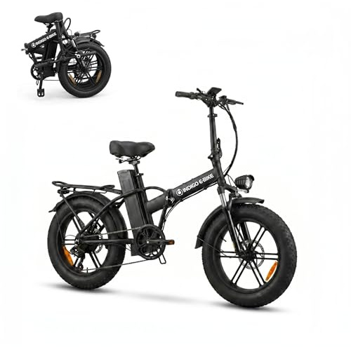 BBSHD Faltbares Elektrofahrrad 20Ah Akku, 20 * 4.0 Fat Tire E-Bike | 250WMotor,70-170km, 25km/h, Shimano7-Gang, LCDDisplay, Hydraulische Scheibenbremse, Elektrisches Klapprad für Stadt & Gelände