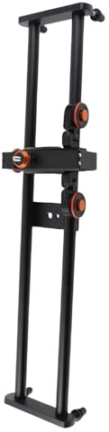 Cuifati Curseur de Caméra motorisé 60 Cm, Curseur Vidéo électrique pour Smartphone DSLR, Télécommande sans Fil, Stabilisateur Dolly Track avec 3 Vitesses, Charge Maximale de 3 Kg, Construction en