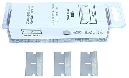 PROGLASS Schaberklingen 40 mm breit, Packung ab 100 Stück RK-100A