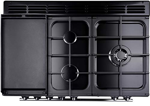 Rangemaster Professional Plus FXP PROP90FXPDFFCR/C 90cm wide Dual Fuel Range Cooker with Gas Hob - Cream - A Rated
