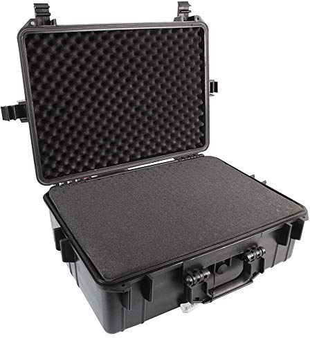 Duratool D03134 Black Water Resistant Case with Foam Insert - 425mm x 569mm x 215mm
