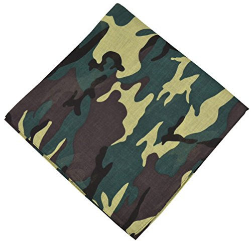 Stylex Party Herren Bandana Gr. 1 Stück, Grün - Camouflage
