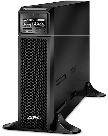 APC UPS 1500VA Smart-UPS Single Phase Online Uninterruptible Power Supply (SRT1500XLA), Black