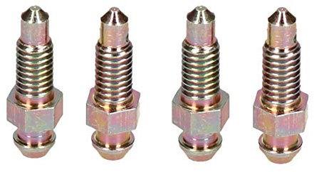 6x1mm kurze Stahl Bremssattel Entlüftungsnippel Schraube Entlüftungsschraube x4