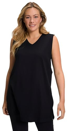Ulla Popken, Damen, große Größen, Basic-V-Top
