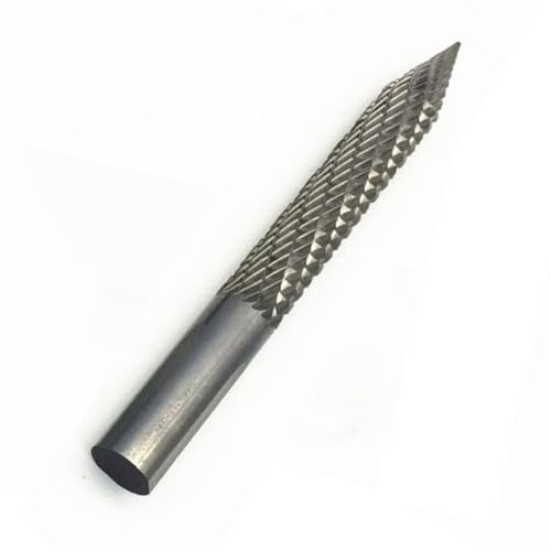 Herramienta de corte de rebabas de carburo para reparación de neumáticos, taladro escariador de acero, cabezal giratorio adecuado para taladro neumático, 10 mm x 105 mm