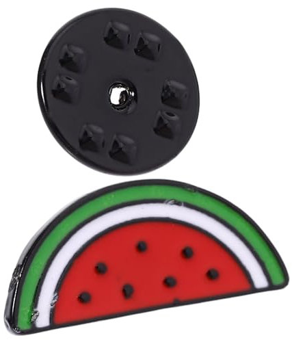 SHOWERORO Wassermelonen-anstecknadel Brosche Aus Legierung Cartoon-brosche Strickjackenclip Kleiderkragenclip Schalclip Leicht Und Tragbar Strapazierfähig Und Langlebig