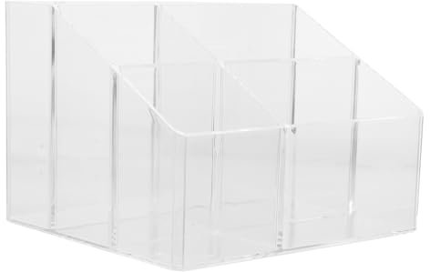 TIDTALEO Organizer Per Bustine Di Tè Con Scomparti Scatola Trasparente Per Tè e Piccole Merendine Per Casa Cucina Ufficio e Camera Da Letto Contenitore Versatile Per Snack e Bustine Di