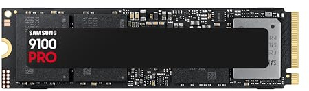 Samsung SSD 9100 PRO 1TB, PCIe 5.0x4 M.2 2280, Seq. Read Speeds Up to 14,700MB/s, Best for AI Computing, Gaming, and Heavy Duty Workstations (MZ VAP1T0B/AM)