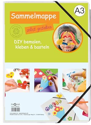 PAGNA 21666-02 Multipack Sammelmappe A3 zum Selbstgestalten