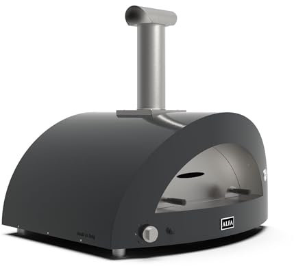 Alfa Forni Moderno 5 Pizze Hybrid Schiefer Grigio