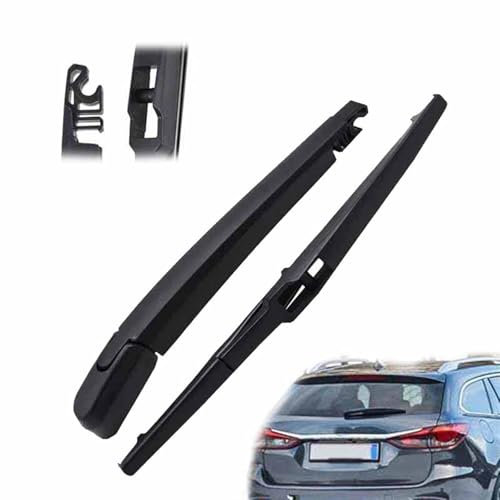 12 Rear Wiper Blade Arm Set Kit,For Mazda 6 GJ1 GL MK3 2012 2013 2014 2015 2016 2017 2018 2019 2020 2021 2022 2023 Windshield Windscreen Tailgate Window Brush