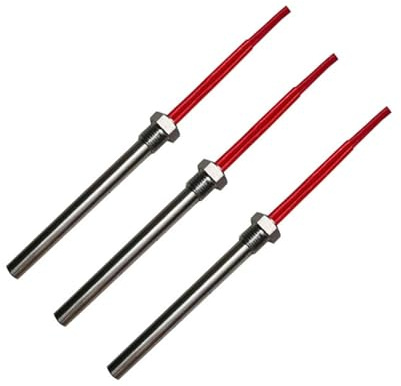 3pcs SUS304 Immersion Cartridge Heater 200W/500W M14 Thread for 36V/48V/60V/72V Electric Water Heating(36V 200w)