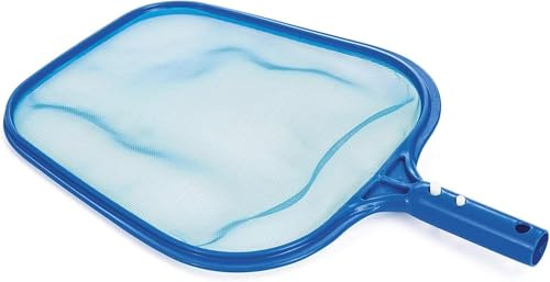 Yrlehoo Poolkescher Kescher Laubkescher Pool Reinigung Schwimmbad Netz Pool Reinigungsset mit Kescher Aufsatz Oberflächenkescher, 44x34CM