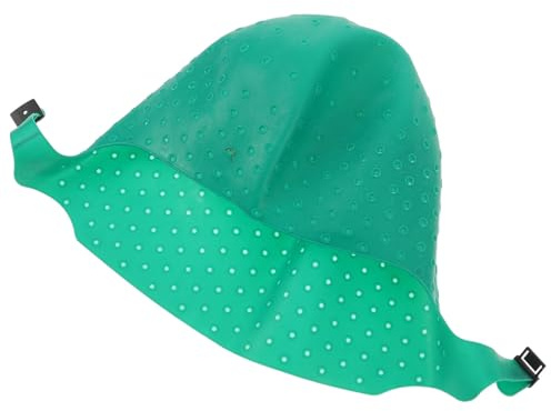 Cuffia in Silicone Verde per Tintura Chioma, Precisa e Facile | Salone e Casa, Struttura in Metallo, Pulizia Semplice, Controllo Temperatura e Umidità, Sezioni Accurate