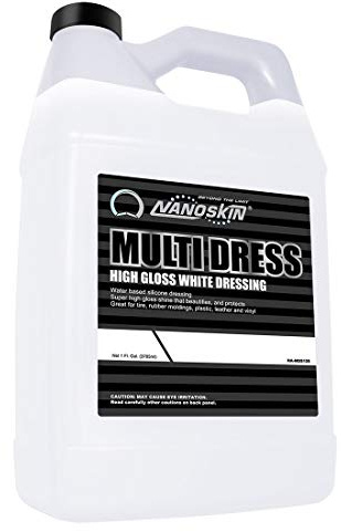 Nanoskin MULTI DRESS All Purpose Dressing 1 Gallon - Interior & Exterior Dressing for Car Detailing Works on Tire, Vinyl, Rubber, Plastic & Trim Safe for Cars, Trucks, Motorcycles, RVs & More