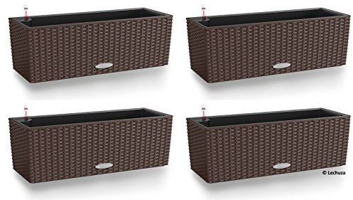 Lechuza Balconera Cottage 50, All-in-One Set, Mokka, 4er-Set
