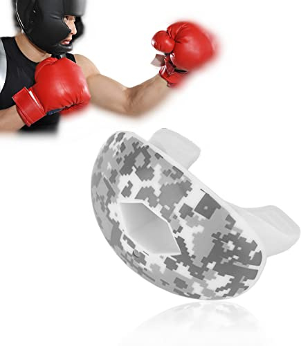 Paradenti Professionale per Sport da Combattimento e Football Americano - Protezione Denti Avanzata in TPR Adulti Giovani atleti Ideale Boxe, Rugby, Calcio con Design Comodo Resistente Labbra Ottimal