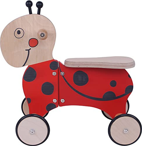 KidsBo Rutscher aus Holz Modell Rutschtier Marienkäfer Funny
