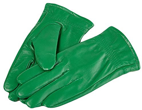 SK Studio Winterhandschuhe vollfinger Handschuhe Kinder Wollfutter Weiche Winddicht Lederhandschuhe für Jungen und Mädchen 12-16 Years