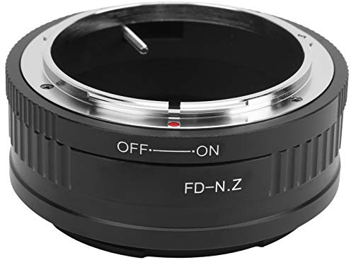 VBESTLIFE FD-N.Z-Objektivadapterring, für FD-Mount-Objektivfür Nikon Z-Mount-Kamera, Aluminium-Objektivadapterring, für Fotografie-Enthusiasten, Kamera-Zubehör