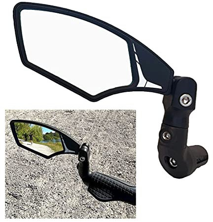 Hafny Bar End Bike Mirror HF-M900LS-FR08 (HF-M900LS-FR08 (Left Side, Silver Glass))